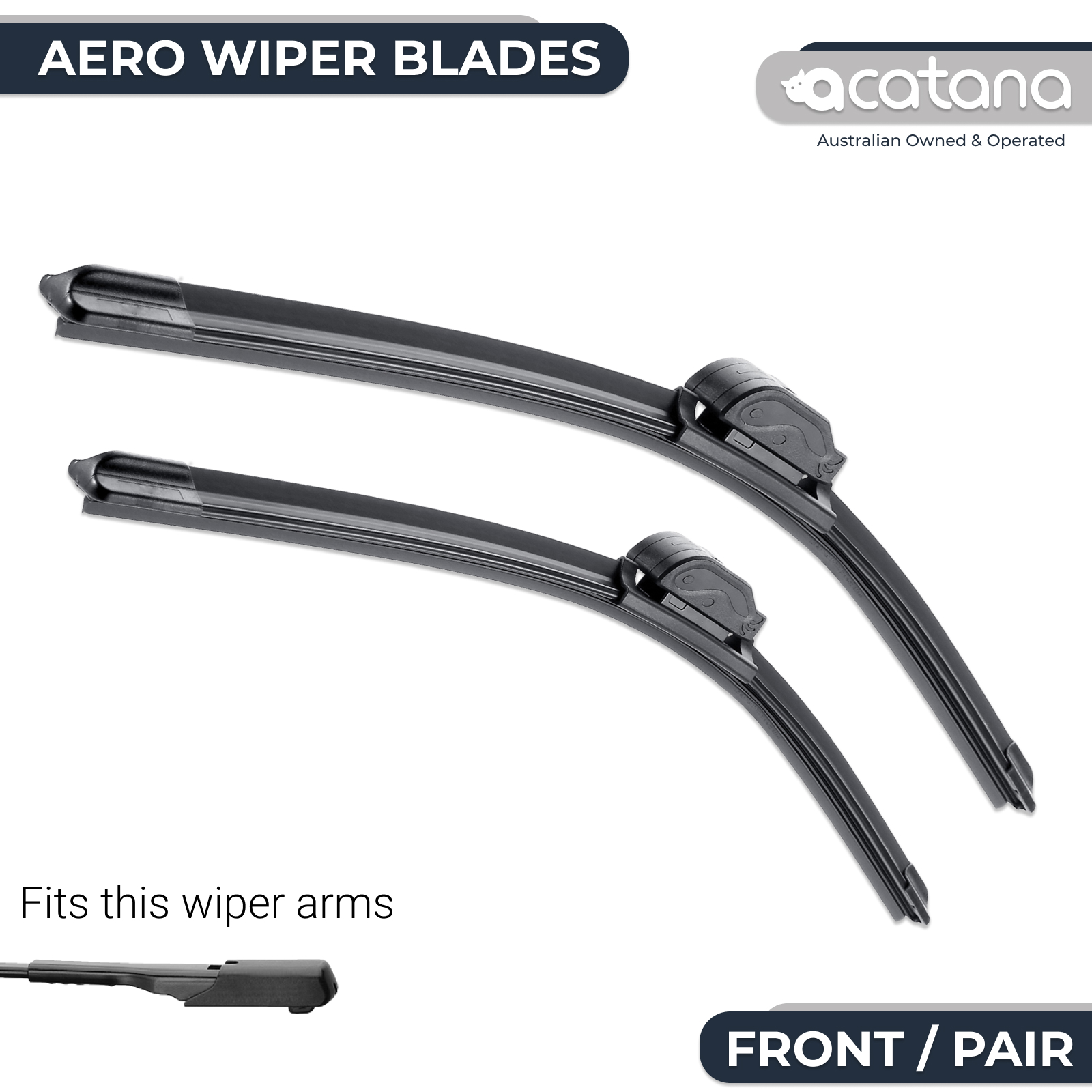 Aero Wiper Blades for Mercedes Benz B-Class W246 Facelift W247 2015 - 2022 Pair Pack 1 Aurus Auto acatana Wiper Blades for Mercedes-Benz B-Class W246 W247 2015 - 2021 Pair of 24 + 19" Windscreen Replacement