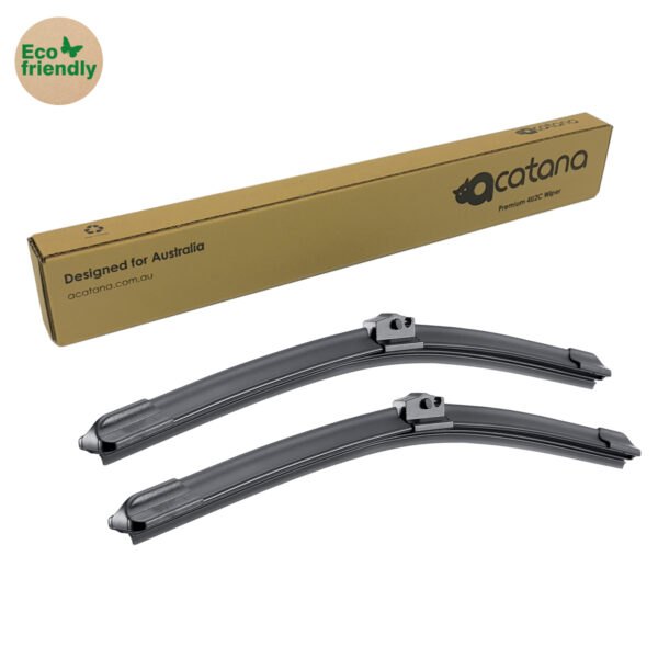 acatana Front Wiper Blades for Nissan Qashqai J11 2014 2015 2016 2017 - 2021 Pair of 26" + 17" Frameless