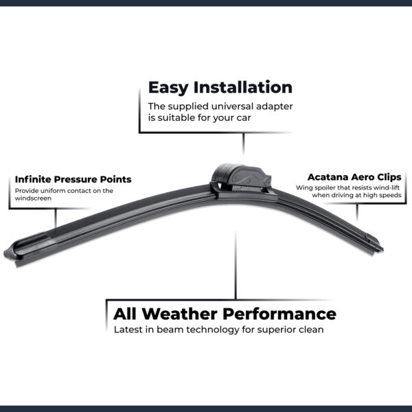 Wiper Blades for Great Wall V240 UTE 2009 2010 2011 - 2013 22" + 19" Windscreen