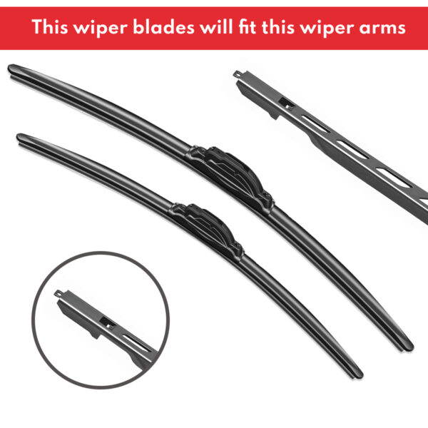 Premium Wiper Blades suit Iveco Dailu 2014 - 2021 Set of 26" + 24" Sizes by acatana