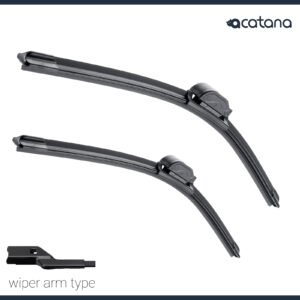 9011 Aero Wiper Blades for Ford Fiesta WS WT WZ 2009 - 2018 Pair of 26" + 16" Front Windscreen by acatana