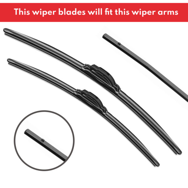 acatana Wiper Blades for MINI Clubman R55 Facelift 2013 - 2014 Pair of 18" + 19" Front Windscreen Replacement