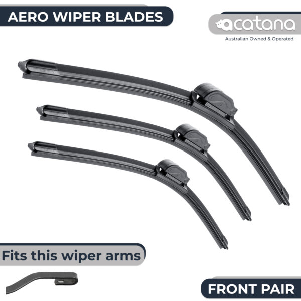 Aero Wiper Blades for Toyota FJ Cruiser 2011 - 2016 Set Pack