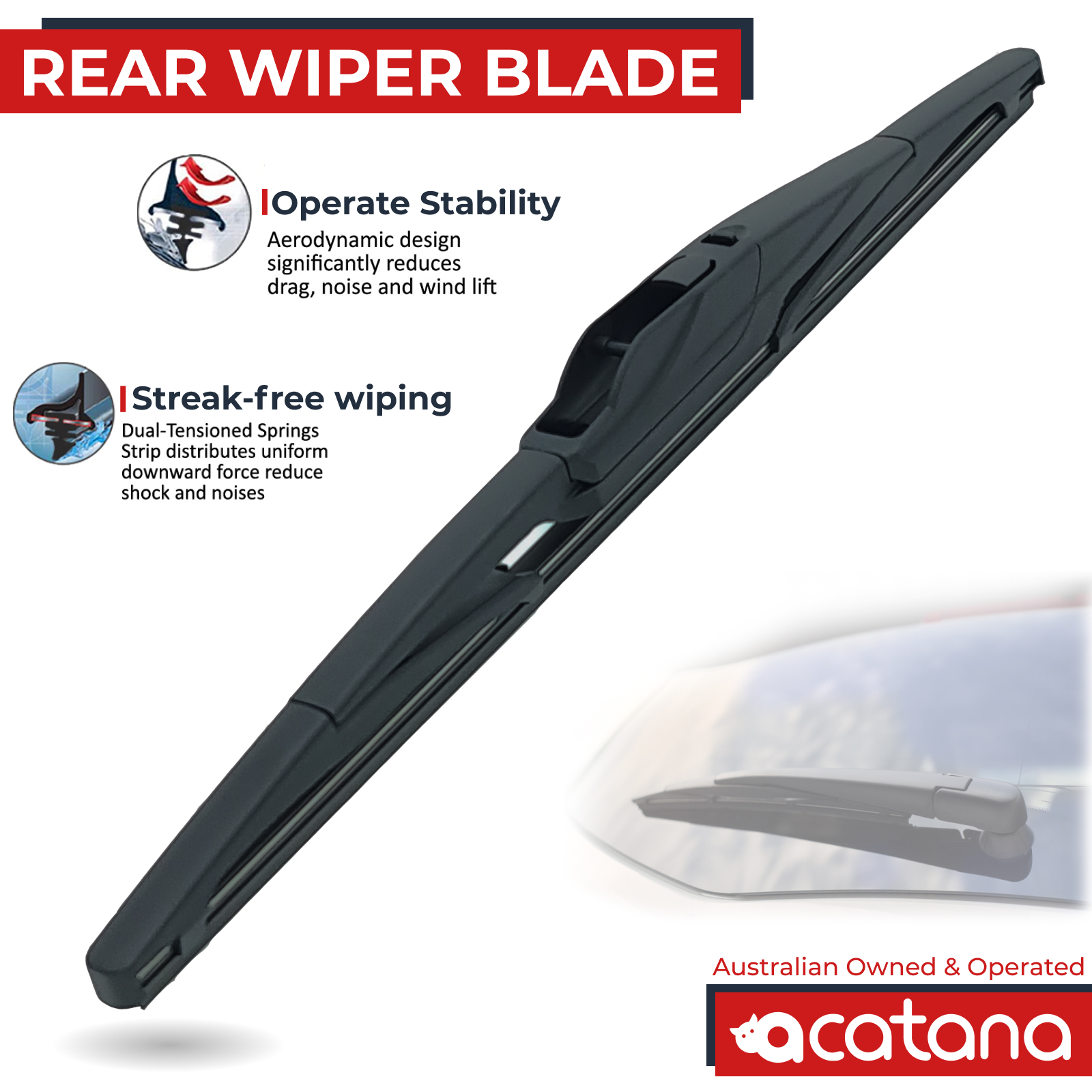 Rear Wiper Blade for Mercedes-Benz GL-Class X166 2013 - 2015 1 Aurus Auto Rear Wiper Blade For Mercedes-Benz GL-Class X166 2013 2014 2015 12 Inch 300mm