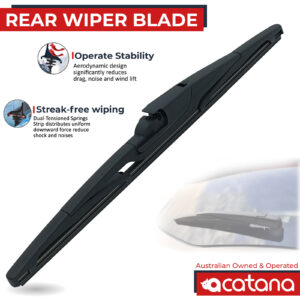 acatana Rear Wiper Blade For Volkswagen Polo 9N Hatch 2003 2004 2005 13" 325mm Tailgate Replacement