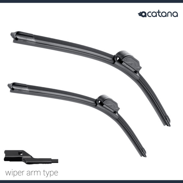 acatana Wiper Blades for Maserati Ghibli M157 2014 - 2021 Pair of 26" + 18" Front Windscreen Replacement Set