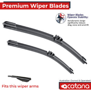 acatana Front Wiper Blades for Holden Trailblazer RG 2016 - 2020 Pair of 22" + 18" Windscreen Replacement