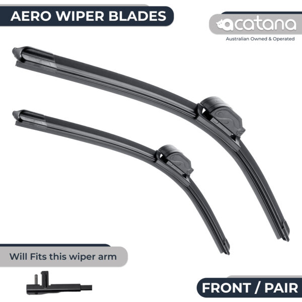 Aero Wiper Blades for Mercedes AMG E55 W211 S211 2002 - 2006 Pair of 26" + 26" Front Windscreen