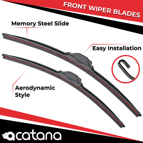 Wiper Blades Set for Lexus RX 330 38R 2003 - 2006 Front Pair of 26" + 22" Windscreen Replacement