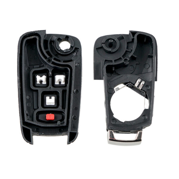 Acatana Remote Flip Car Key Shell Case Blank Fob 4 Button for GMC Terrain 2010 - 2013