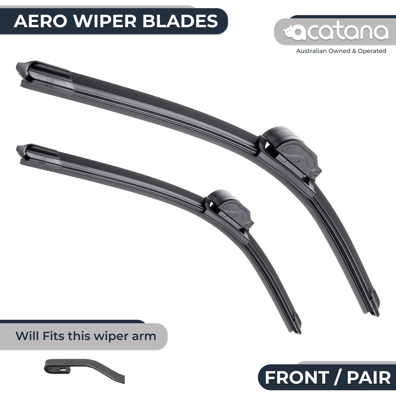 Aero Wiper Blades for Nissan 200SX S15 2000 - 2003 Pair Pack 1 Aurus Auto Aero Wiper Blades for Nissan 200SX S15 2000 - 2003 Pair Pack