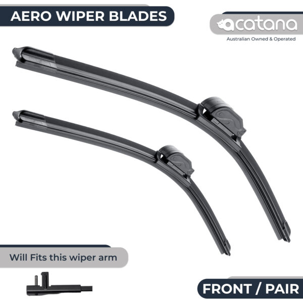 Aero Wiper Blades for Audi A3 8P 2003 - 2004 Hatch Pair Pack