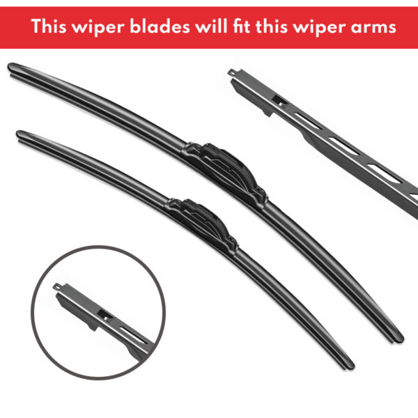 acatana Wiper Blades for Audi A3 2005 - 2012 8P Hatch Pair of 24" + 19" Front Windscreen Replacement
