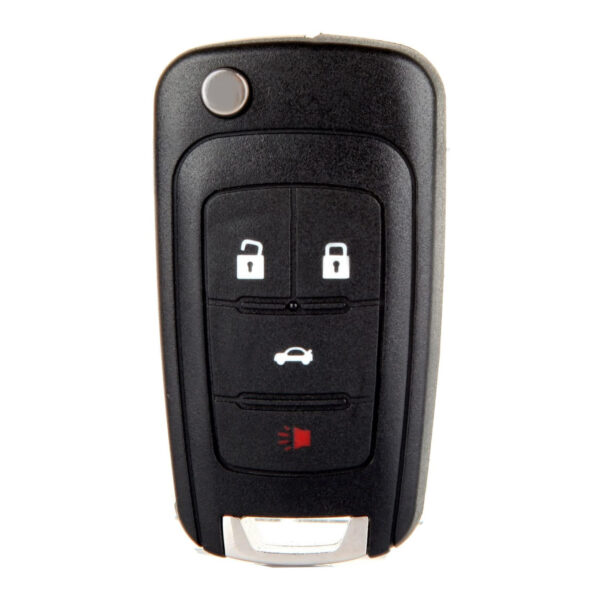 Acatana Remote Flip Car Key Shell Case Blank Enclosure Fob for Chevrolet Malibu 2013 4B