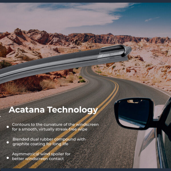 acatana Wiper Blades for Great Wall V200 2011 2012 2013 2014 Front pair of 22" + 19" Windscreen Replacement