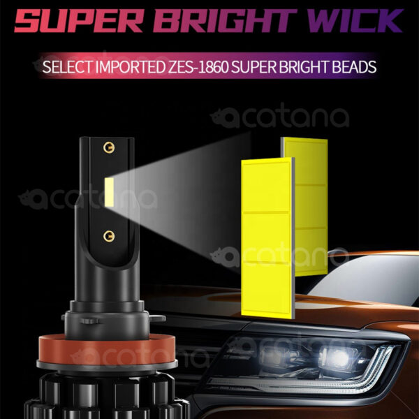 S8 LED Headlight Globes Kit H4 HB2 9003 Conversion Bulb