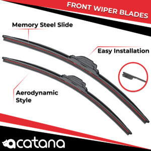 acatana Wiper Blades for Porsche Cayenne 9PA Facelift 2007 - 2010 Pair of 26" + 26" Windscreen Replacement