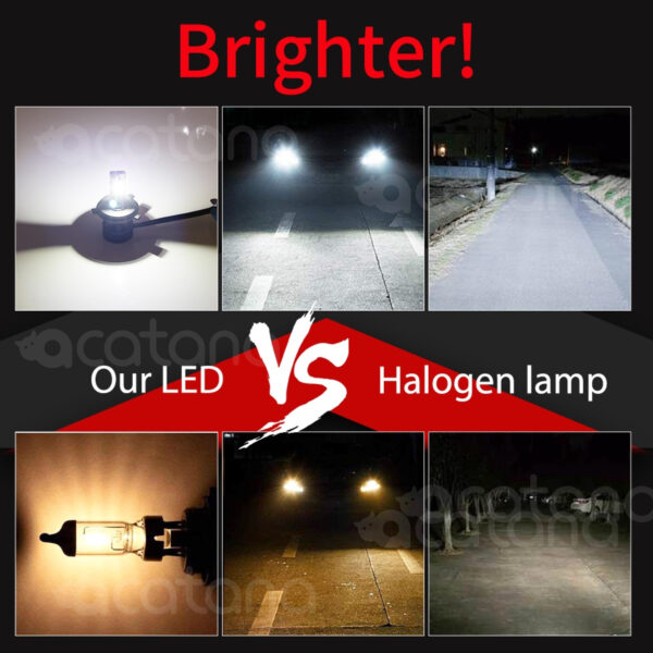 H7 LED Headlight Globes Kit High Low Beam Upgrade Lamp Car Bulbs White 12000lm