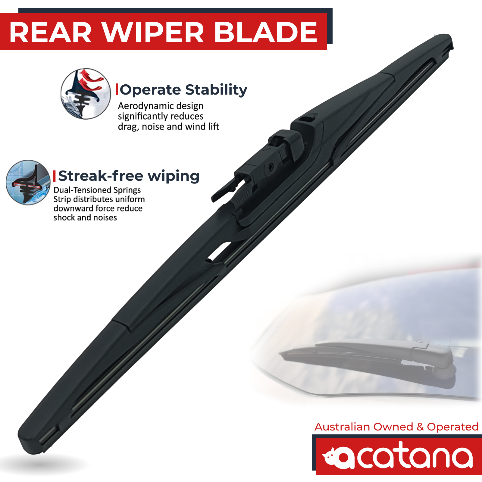 Rear Wiper Blade for Mercedes-Benz C-Class S205 2014 - 2021 1 Aurus Auto Rear Wiper Blade For Mercedes-Benz C-Class S205 2014 2015 - 2021 10 Inch 250mm