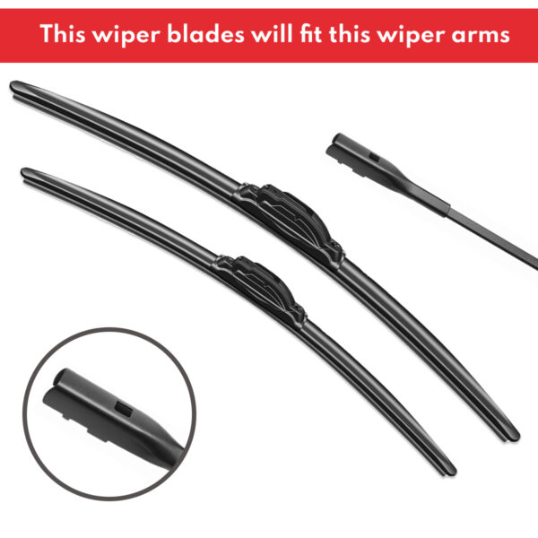 Premium Wiper Blades suit Ford Focus SA 2018 - 2021 Set of 26" + 20" Sizes by acatana