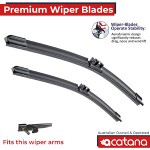 acatana Front Wiper Blades for BMW 6 Series F06 2012 - 2018 Pair of 26" + 17" Windscreen Replacement Set