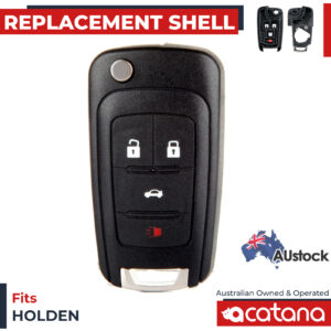 Remote Flip Car Key Shell Case Blank for Holden Barina TM 2011 - 2014 4 Button