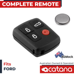 Remote Control Fob For Ford Falcon BF 2006 - 2008 433MHz 4 Button