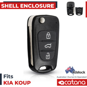 Remote Flip Car Key Shell Case for Kia Koup 2009 - 2014 Blank Fob