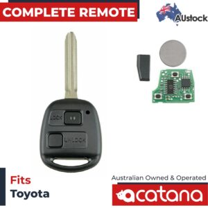 Remote Car Key For Toyota Avensis Verso 2001 - 2003 4C Chip 433 MHz 2B 60081