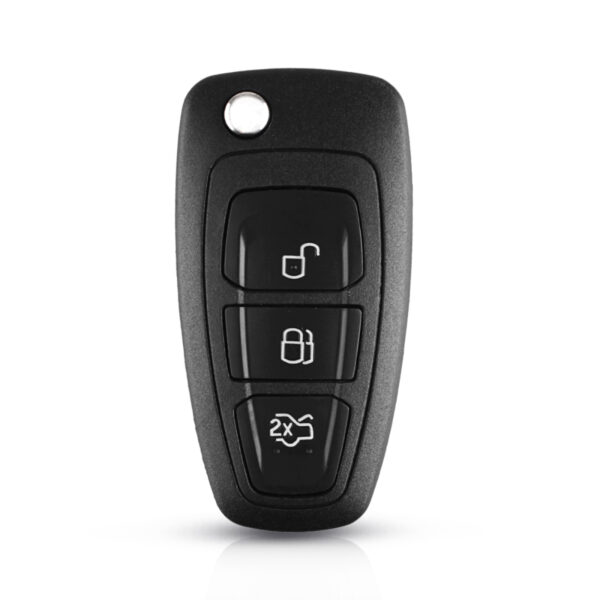 Remote Flip Car Key For Ford Fiesta 2009 2010 Transponder 4D63 433 MHz 3 Button