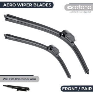 Aero Wiper Blades for Mercedes Benz A-Class W176 2013 - 2015 Pair Pack