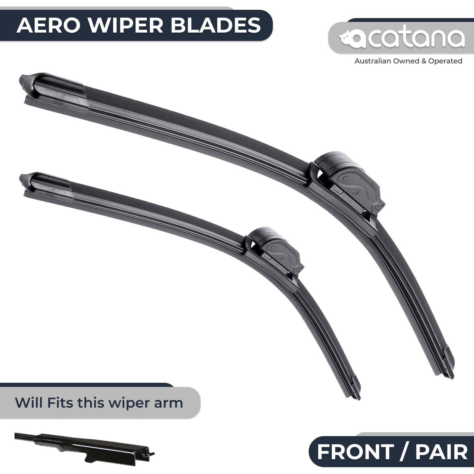 Aero Wiper Blades for Mercedes Benz B-Class W246 2012 - 2015 Pair Pack 1 Aurus Auto Aero Wiper Blades for Mercedes Benz B-Class W246 2012 - 2015 Pair Pack