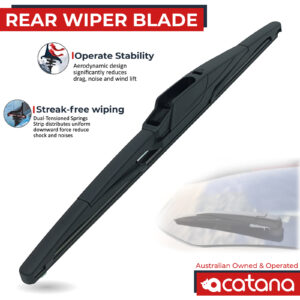 Rear Wiper Blade for Peugeot Expert G9 2 Rear Doors 2008 - 2012 Kit of 14 Inch 350mm Replacement