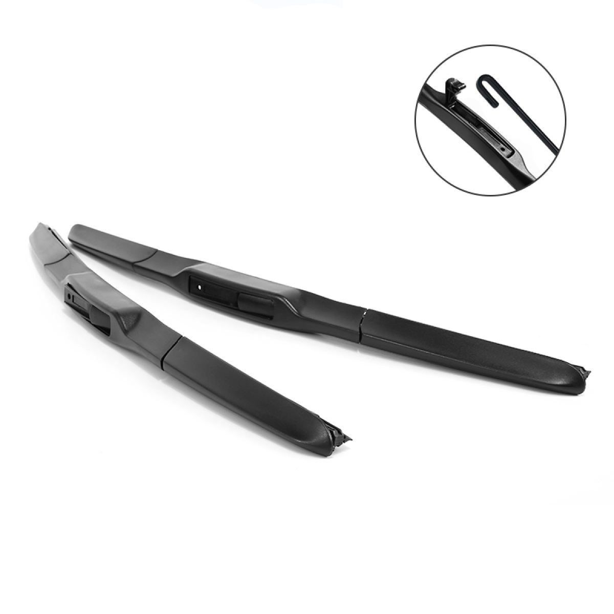 Hybrid Wiper Blades fit Mitsubishi ASX XA XB XC XD 2010 - 2023, Twin Kit 4 Aurus Auto Hybrid Wiper Blades fits Mitsubishi ASX XA XB XC XD 2010 - 2022 Twin Kit