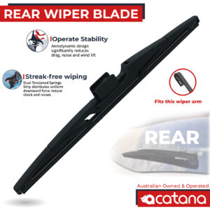 Rear Wiper Blade for Volvo Cross Country MK 2 2000 - 2003 16" 400mm Replacement Kit