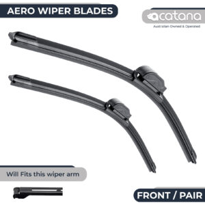 Aero Wiper Blades for Mercedes AMG CLK63 C209 2006 - 2009 Pair Pack