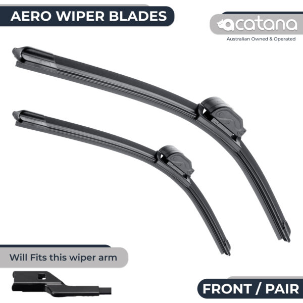 Aero Wiper Blades for Jeep Renegade BU 2015 - 2019, Pair Pack