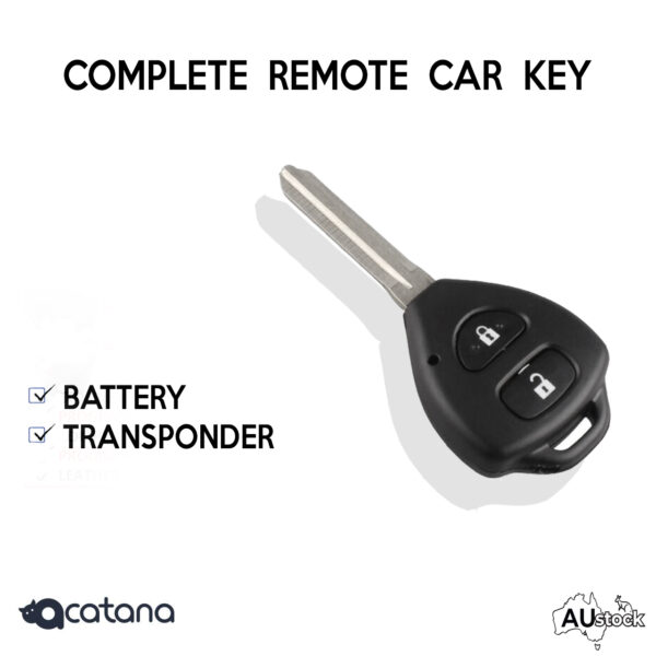 Remote Car Key for Toyota Corolla 2009 - 2012 G Chip 315 MHz