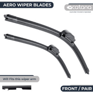 Aero Wiper Blades for Audi A6 C6 Wagon 2005 - 2008, Pair Pack