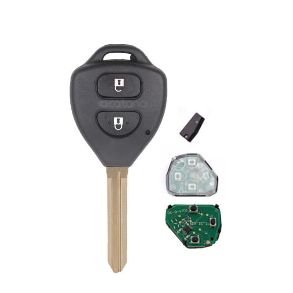 Remote Car Key Replacement for Toyota Yaris 2011 - 2014