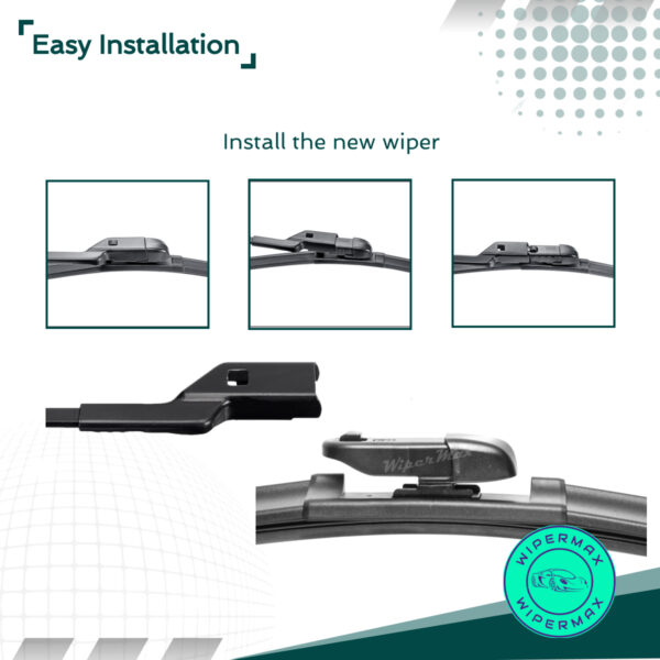 Wipermax Windscreen Wiper Blades for Renault Zoe ZE 2012 - 2023 24"+14"