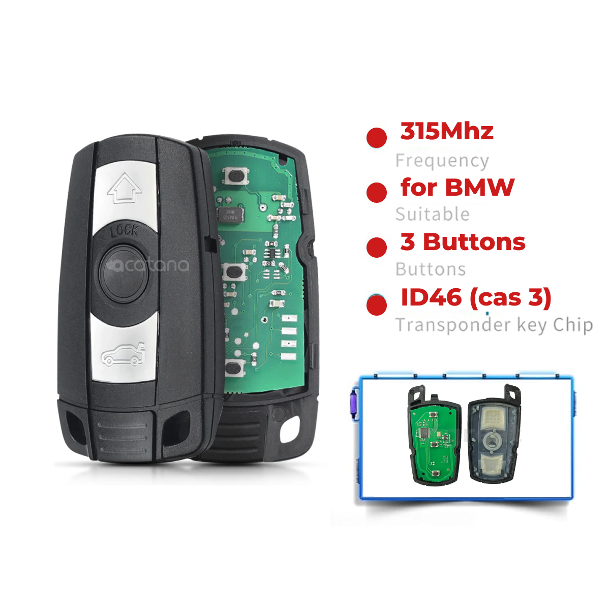 Remote Car Key Replacement for BMW X6 E71 E72 2008 - 2012 3 Aurus Auto Remote Car Key Replacement for BMW X6 E71 E72 2008 - 2012