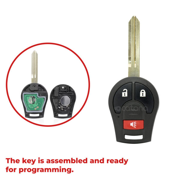 Remote Car Key Replacement for Nissan Micra 2007 - 2015