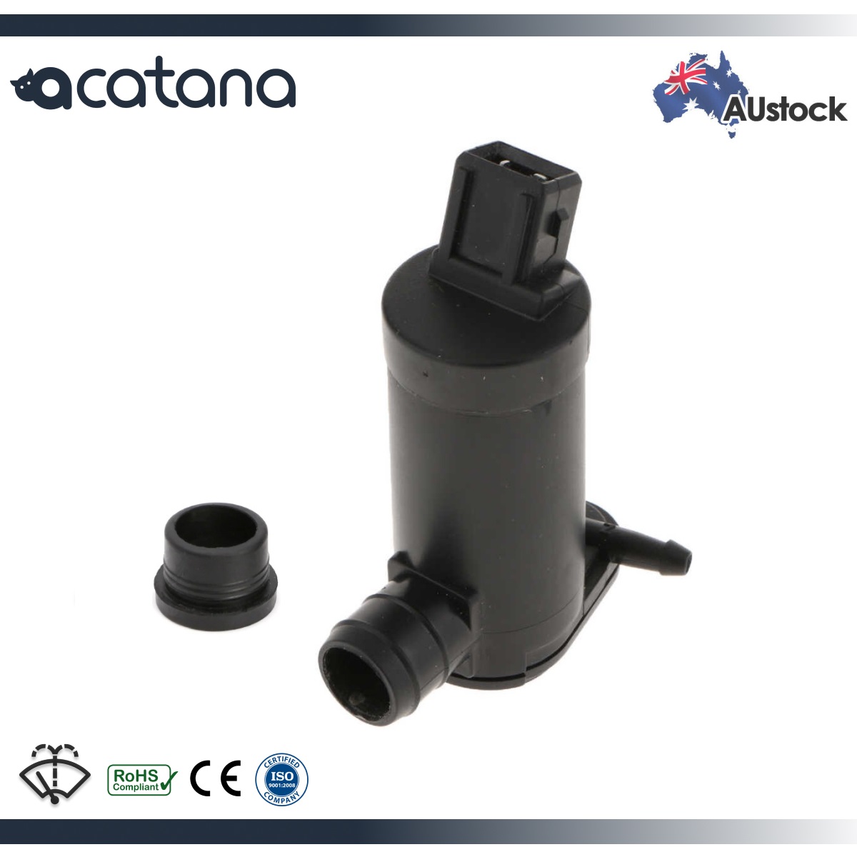 Windscreen Washer Pump for Land Rover Discovery 3 L319 2005 - 2009 Wagon (Front) 1 Aurus Auto Windscreen Washer Pump for Land Rover Discovery 3 L319 2005 - 2009 Wagon (Front)