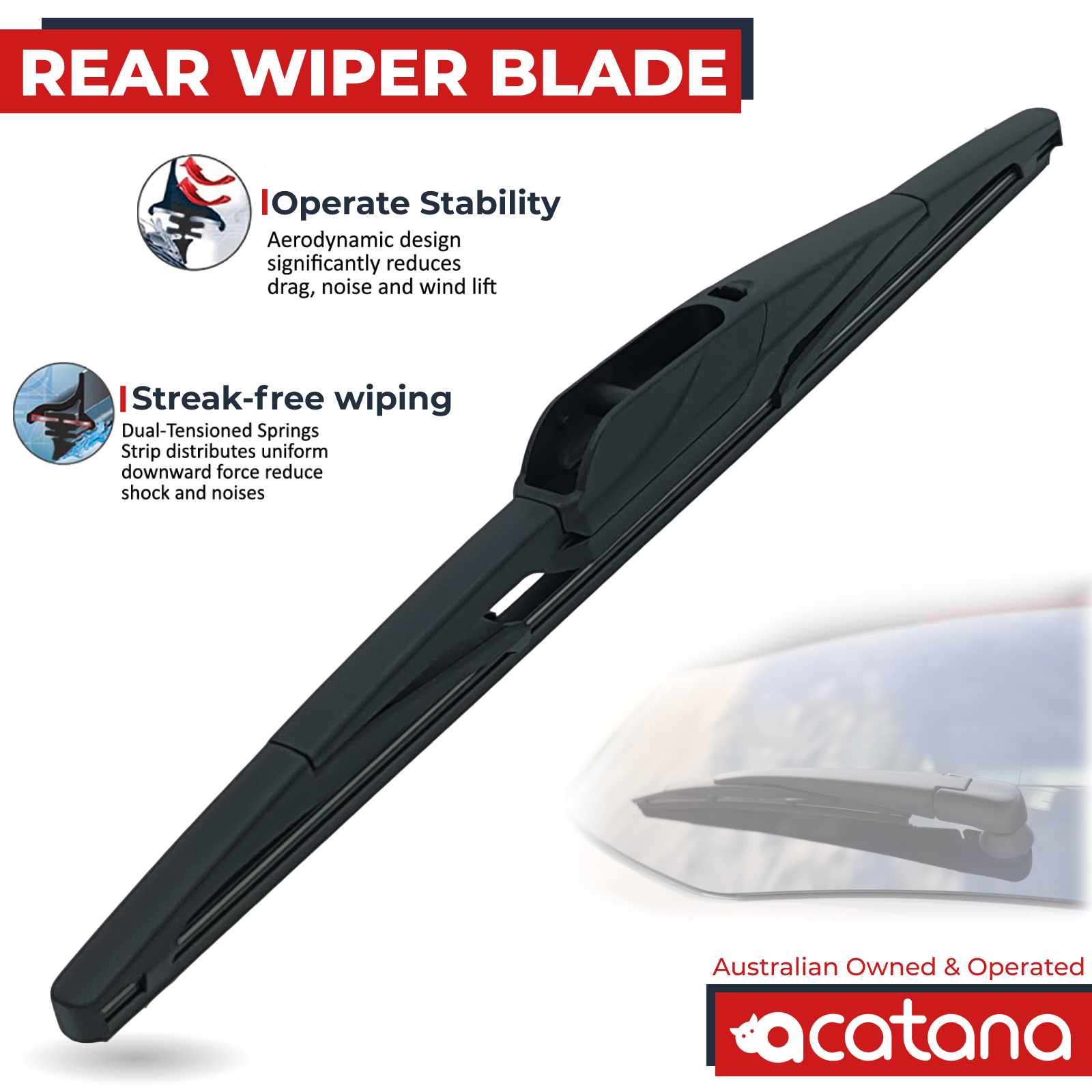 Rear Wiper Blade for Mitsubishi Pajero NT 2008 - 2011 1 Aurus Auto Rear Wiper Blade for Mitsubishi Pajero NT 2008 - 2011