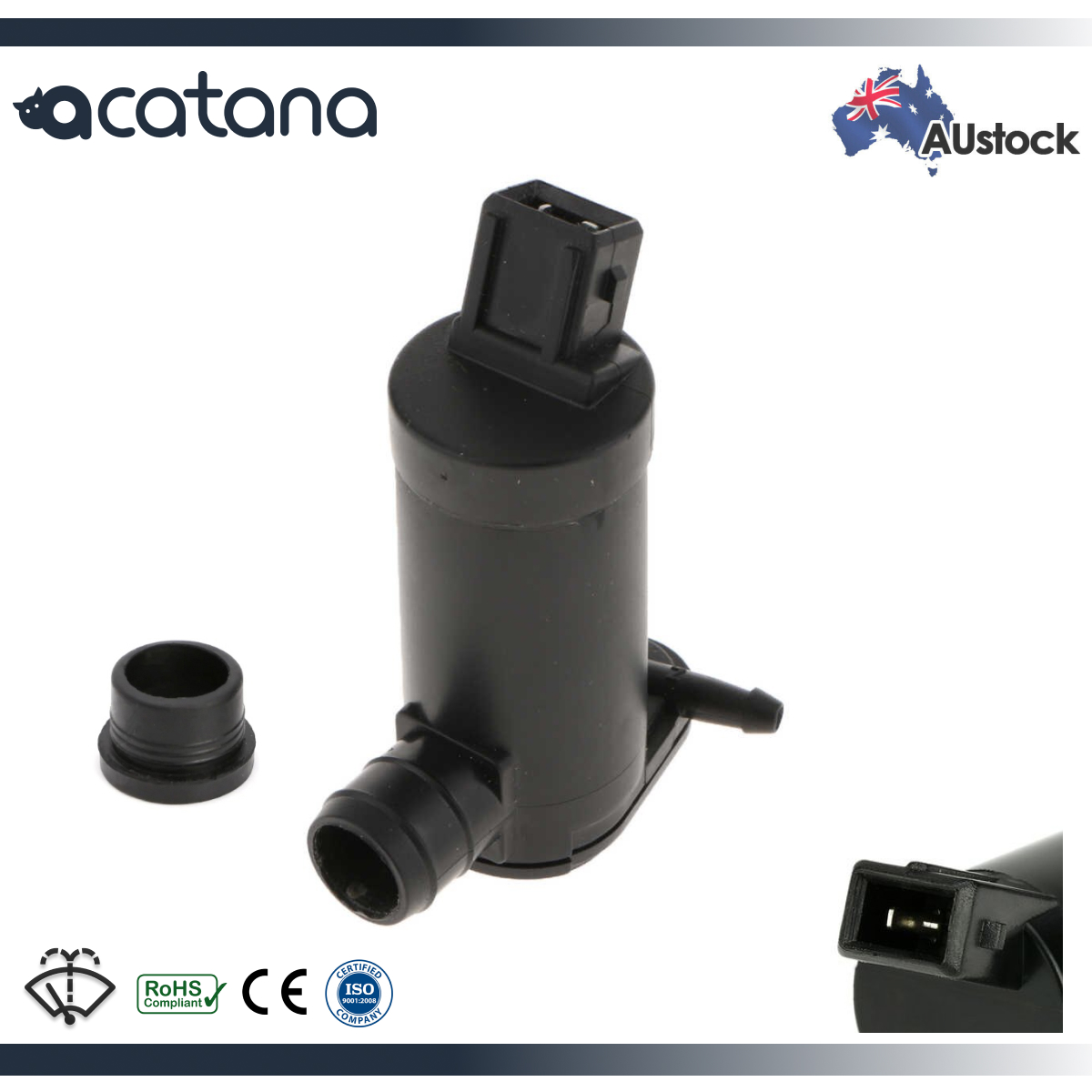 Windscreen Washer Pump for Ford Ka TA 1999 2000 (FWD, Hatchback, Front) 1 Aurus Auto Windscreen Washer Pump for Ford Ka TA 1999 2000 (FWD, Hatchback, Front)