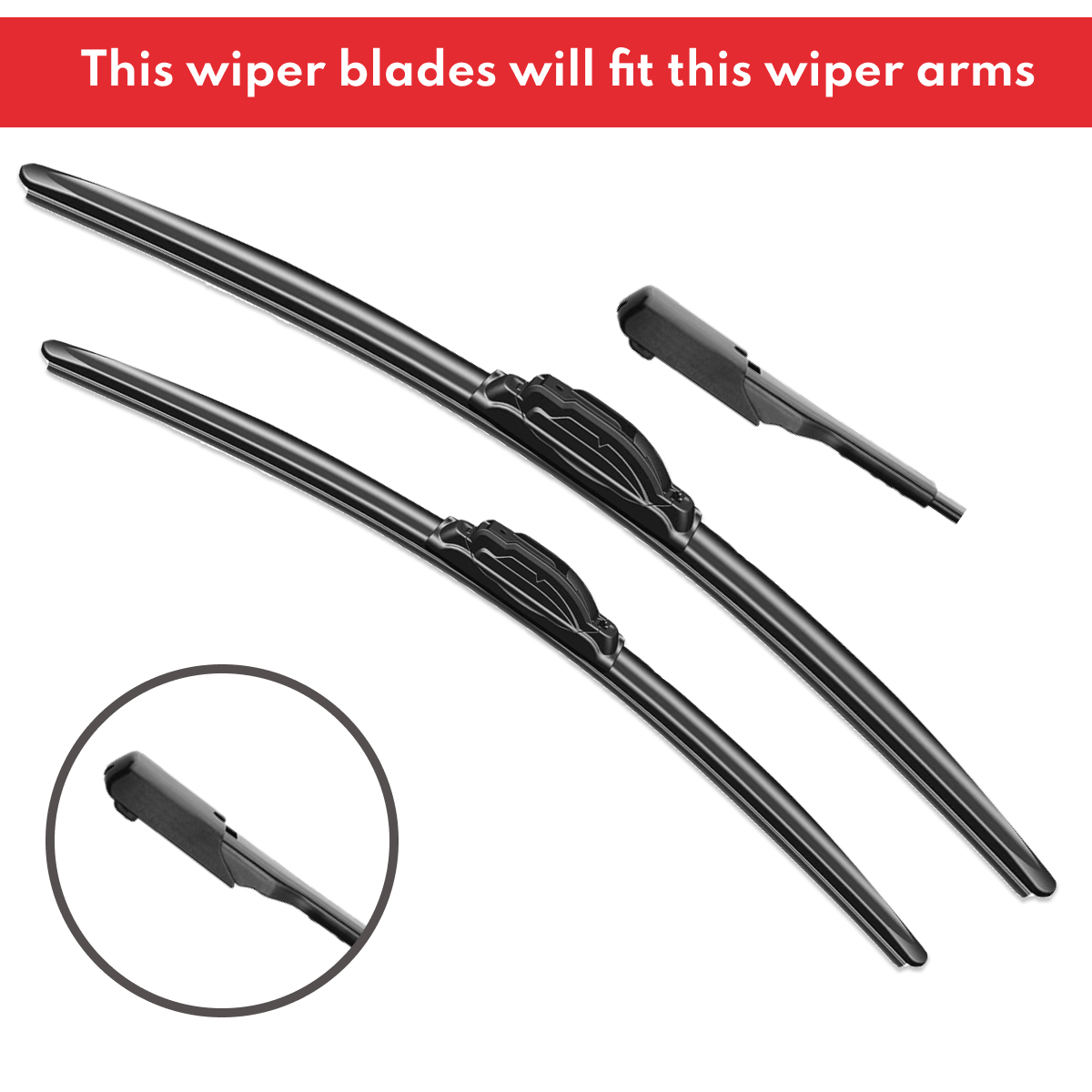 Replacement Wiper Blades for Mercedes AMG E53 C238 2018 - 2023 4 Aurus Auto Replacement Wiper Blades for Mercedes AMG E53 C238 2018 - 2023