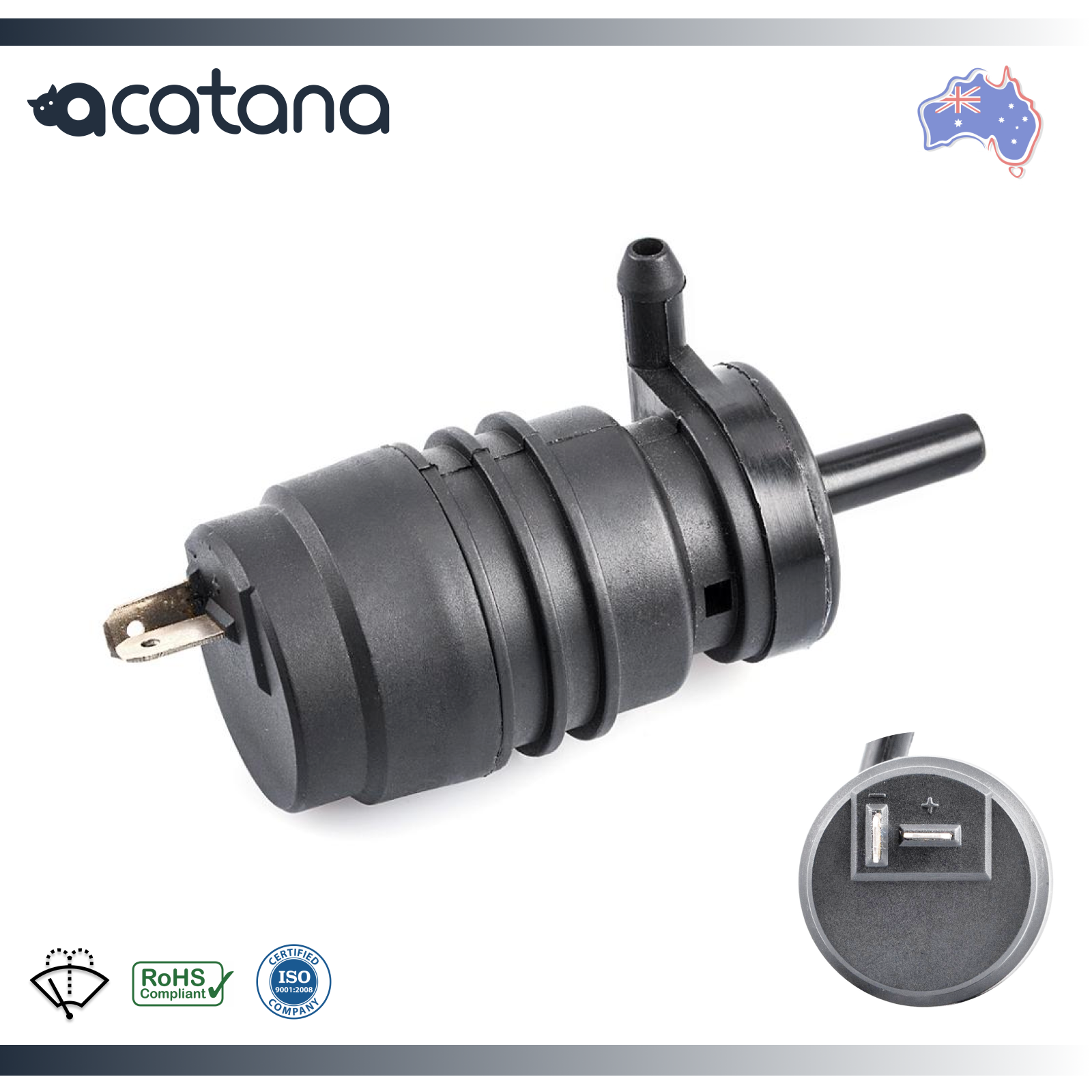 Windscreen Washer Pump for Audi S2 1994 - 1996 (2door, Sedan, Front) 1 Aurus Auto Windscreen Washer Pump for Audi S2 1994 - 1996 (2door, Sedan, Front)