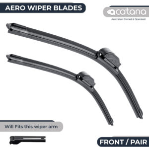 Aero Wiper Blades for Mercedes AMG C55 W203 2004 - 2007, Pair Pack