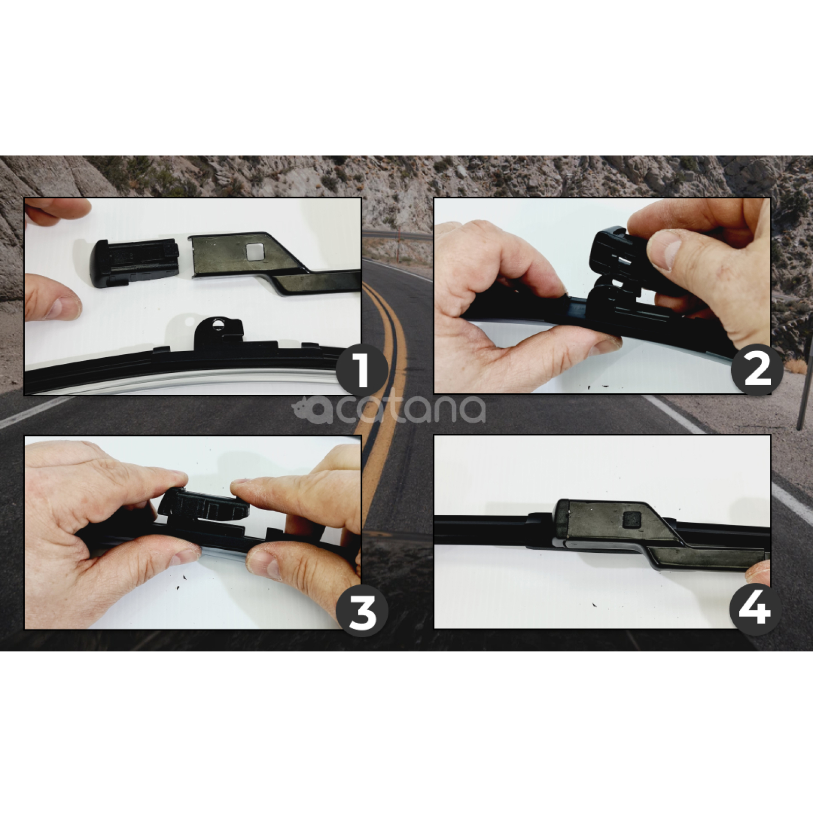 Aero Wiper Blades for Fiat Ducato based Horizon Banksia 2007-2024, Pair Pack 6 Aurus Auto Aero Wiper Blades for Fiat Ducato based Horizon Banksia 2007-2024, Pair Pack